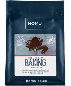 Шоколад чорний кондитерський органічний Nomu 200 г