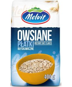 Пластівці вівсяні швидкого приготування Melvit 400 г