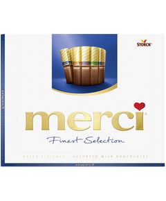 Merci Цукерки шоколаді Асорті Молочний Шоколад 250 г