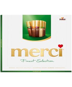Merci Цукерки шоколадні Асорті Мигдаль 250 г