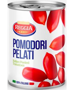 Reggia Томати Пелаті цілі очищені у власному соці 400 г