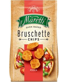 Maretti Брускетти хлібні запечені Піца 140 г