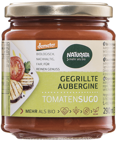 Naturata Соус томатний з баклажанами-гриль біодинамічний органічний 290 мл