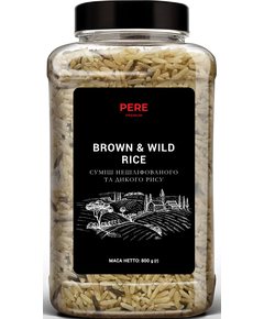 Суміш нешліфованого та дикого рису Pere 800 г