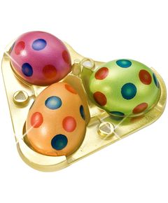 Набір шоколадних яєць в натуральній шкарлупі Полька Gut Springenheide 3шт 150 г