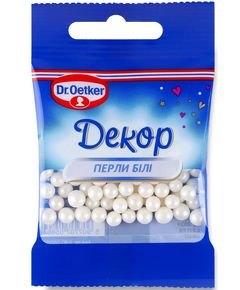 Dr.Oetker Декор Перли Білі 10 г