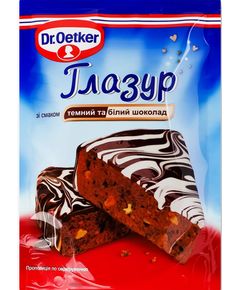 Dr.Oetker Глазур Темний-Білий Шоколад 100 г