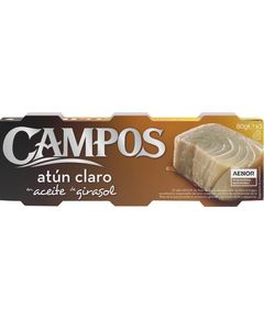 Campos Тунець Альбакор в соняшниковій олії упаковка 3шт 240 г