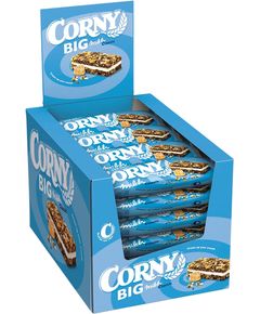 Батончик злаковий-сендвіч Молочний Крем Corny бокс 24шт*40 г