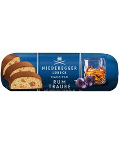 Батончик марципановий в чорному шоколаді Ром та Родзинки Niederegger 125 г
