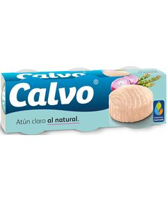 Calvo Тунець натуральний у власному соці упаковка 3шт 240 г