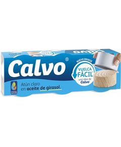 Calvo Тунець в соняшниковій олії упаковка 3шт 195 г