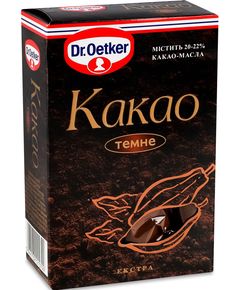 Какао-порошок 20-22% темний Dr.Oetker 100 г