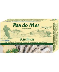 Pan do Mar Сардина Антлантична в оливковій олії Extra Virgin органічній 120 г