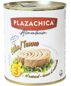 Plazachica Тунець натуральний у власному соці 800 г