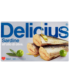 Сардина в оливковій олії Delicius 120 г