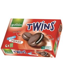 Gullon Печиво-сендвіч шоколадне в молочному шоколаді Twins 252 г