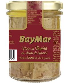BayMar Тунець Боніто філе в соняшниковій олії 190 мл