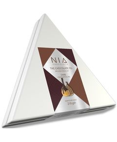 Nia Chocolate Інжир в темному шоколаді з горіховою начинкою з бренді 210 г
