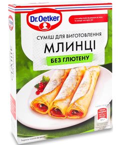 Суміш для приготування безглютенова Млинці Dr.Oetker 190 г