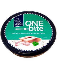 Zigmas Оселедець філе шматочки слабосолене в олії з ароматом диму 210 г