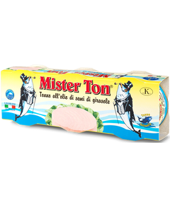 Mister Ton Тунець в рослинній олії упаковка 3шт*80 г