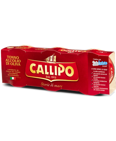 Callipo Тунець Жовтоперий в оливковій олії упаковка 3шт 240 г