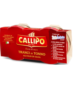 Callipo Тунець Жовтоперий в оливковій олії упаковка 2 банки по 80 г