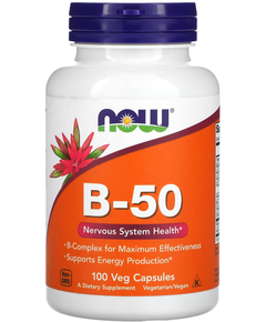 Now Foods Вітаміни B-50 100 капсул