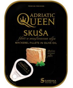 Adriatic Queen Скумбрія філе в оливковій олії 105 г