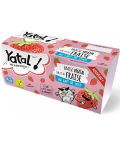 Yatal Веган йогурт з ферментованого кокосу Полуниця 2шт 180 г