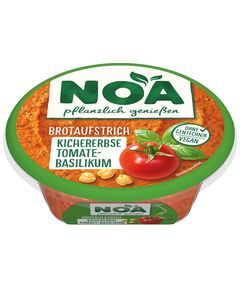 Noa Хумус з овочами Томат-Базилік веганський 175 г