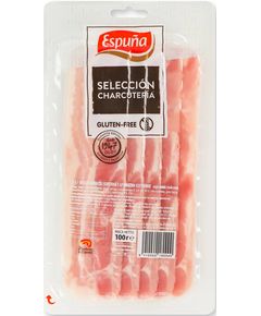 Espuna Бекон варений з ароматом копчення нарізаний 100 г
