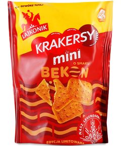 Lajkonik Крекери-міні з беконом 100 г