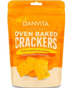 Danvita Крекери запечені з сиром Чеддер 100 г