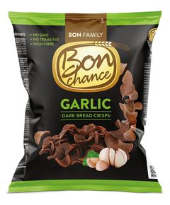 Don Chance Хлібні чіпси з чорного хлібу Часник 120 г
