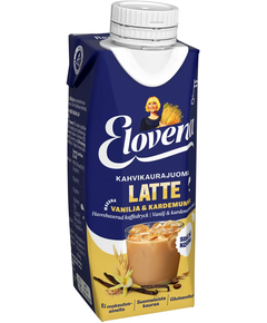 Elovena Напій вівсяний з кавою Латте Ваніль-Кардамон 250 мл