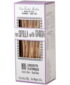 Casa Vecchio Mulino Хлібці Лінгуетте з цибулею 120 г