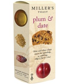 Artisan Biscuits Тости для сиру Сливи-Фініки Miller's Toast 100 г