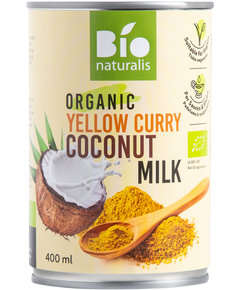 Bionaturalis Кокосове молоко з жовтим карі органічне 400 мл