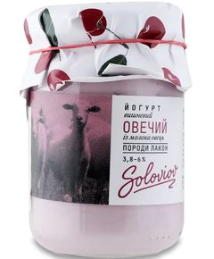 Soloviov Йогурт овечий Вишневий 3,8-6% 135 г