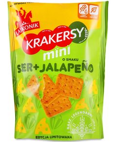 Lajkonik Крекери-міні з сиром і перцем Халапеньйо 100 г