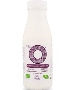 Organic Milk Йогурт 2,5% питний з пробіотиком безлактозний органічний 300 г