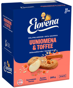 Галети вівсяні Запечене Яблуко-Тоффі  Elovena 10 порцій 300 г