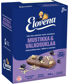 Галети вівсяні Білий Шоколад-Чорниця Elovena 10 порцій 300 г