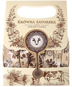 Krowka Zatorska Цукерки Іриски молочно-вершкові 350 г