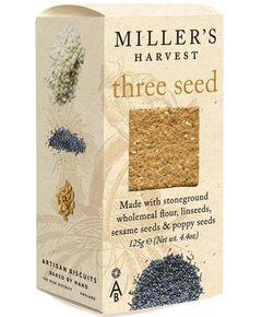 Artisan Biscuits Крекери 3 насінини Miller's Harvest 125 г