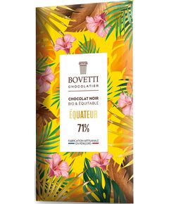 Bovetti Шоколад темний 71% Какао з Еквадору органічний 80 г