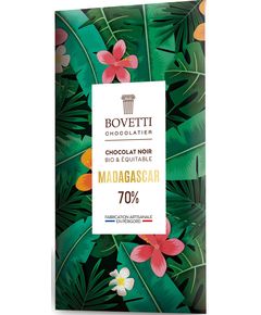 Bovetti Шоколад темний 70% Какао з Мадагаскару органічний 80 г