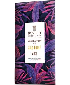 Bovetti Шоколад темний 73% Какао з Сан-Томе органічний 80 г
